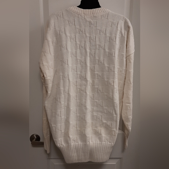 Vintage JESS XL Hugga Mugga White Striped Men's Sweater - Picture 7 of 9